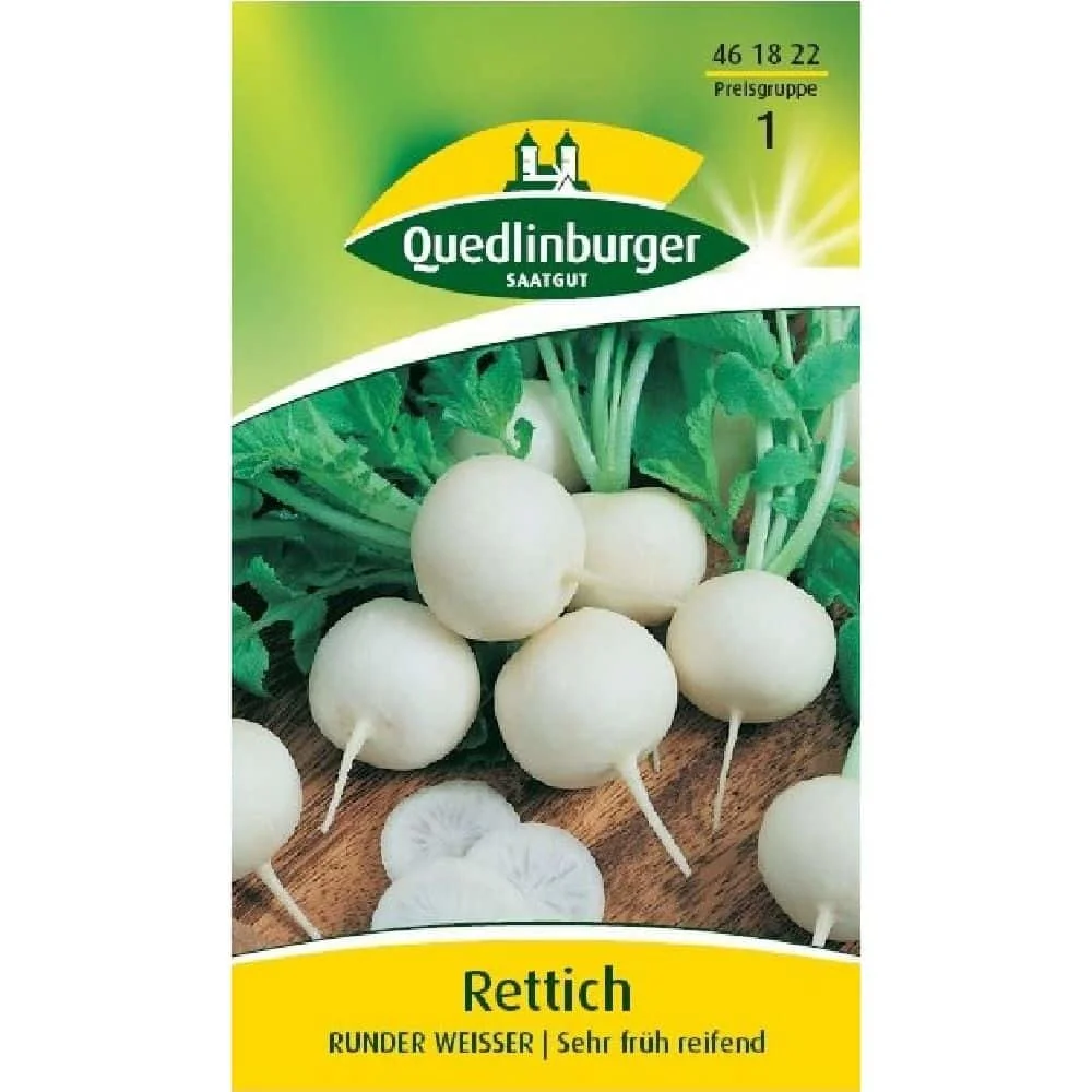 "Graines de Radis Blanc Rond - Semis Facile pour Potager image"