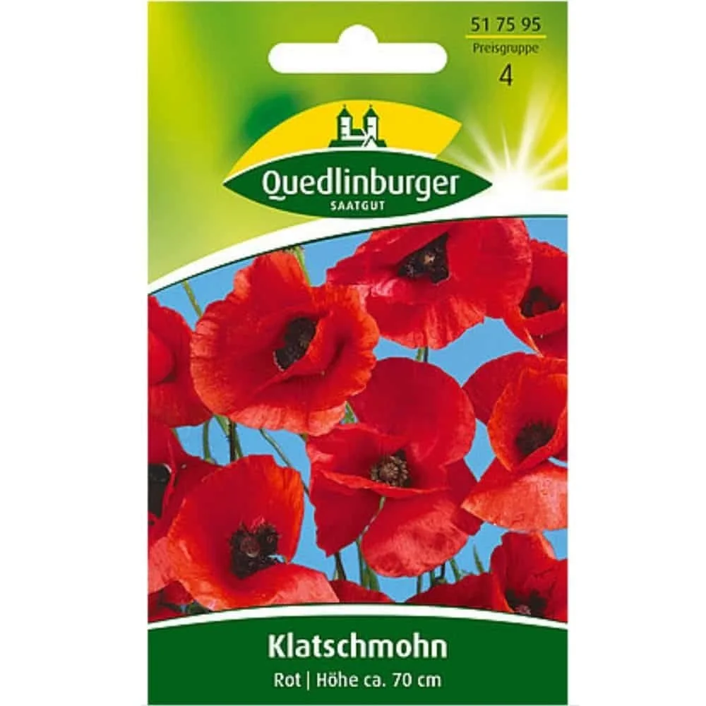 "Graines de coquelicot rouge pour jardin naturel image"