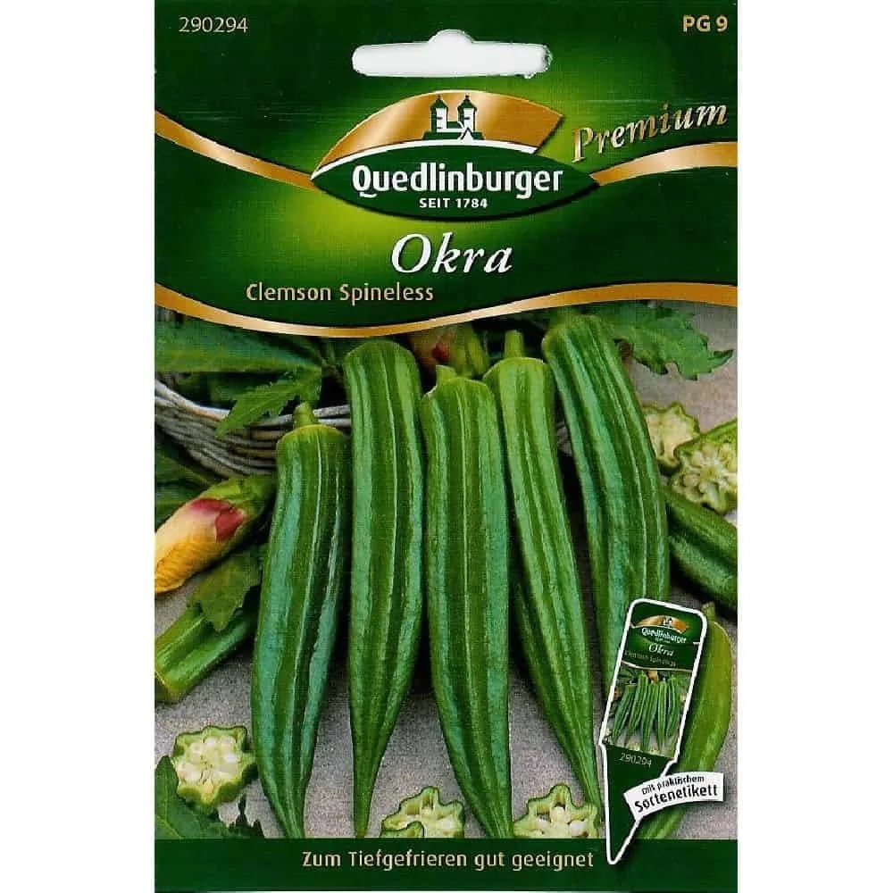 "Graines d'Okra Clemson Spineless pour un Jardin Exotique image"