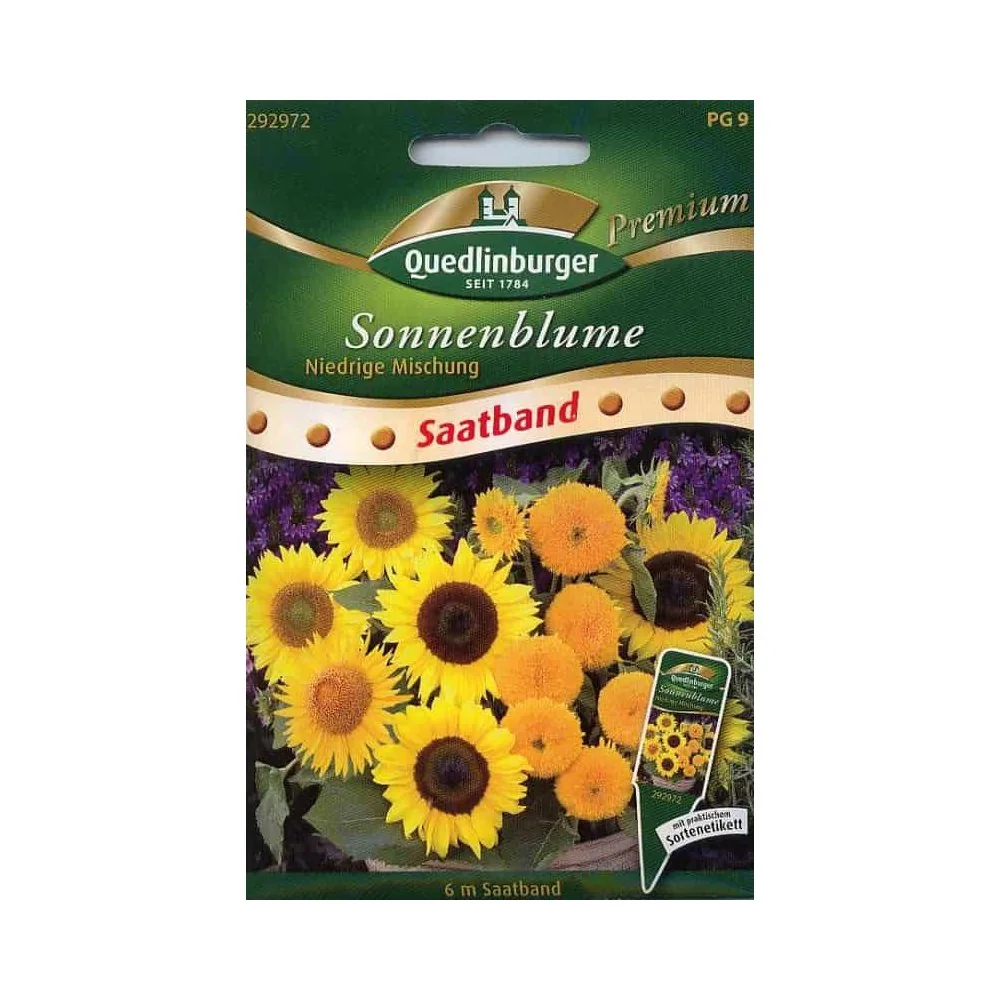 "Ruban de graines de tournesols, mélange bas image"