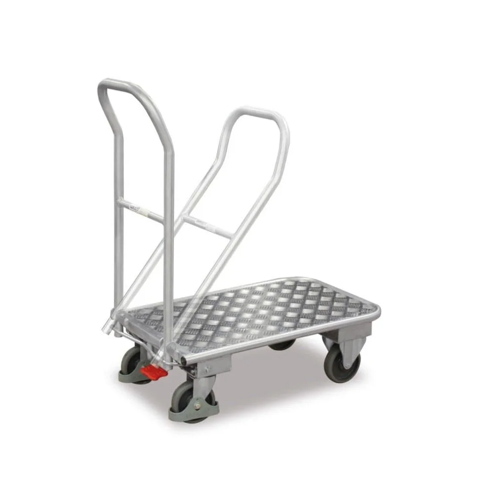 "Chariot de manutention pliable en aluminium avec EasySTOP, 150kg image"