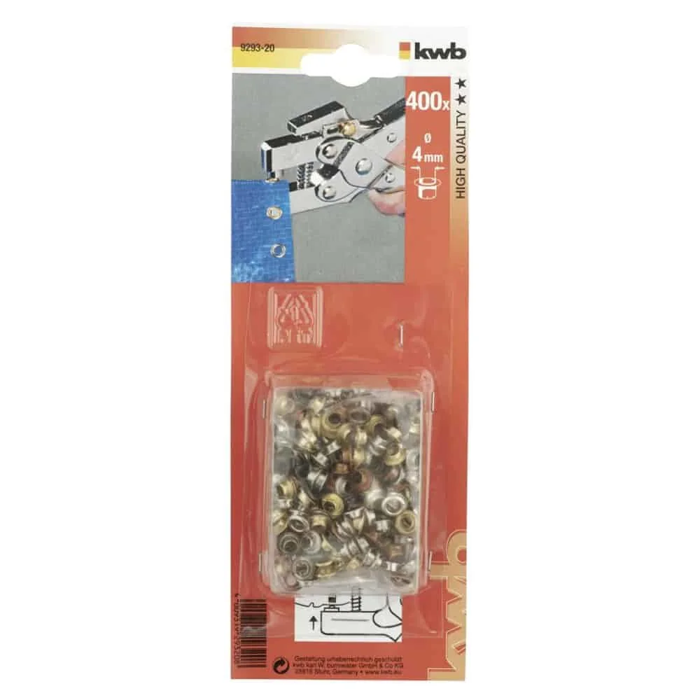 400 Œillets de Remplacement 4mm