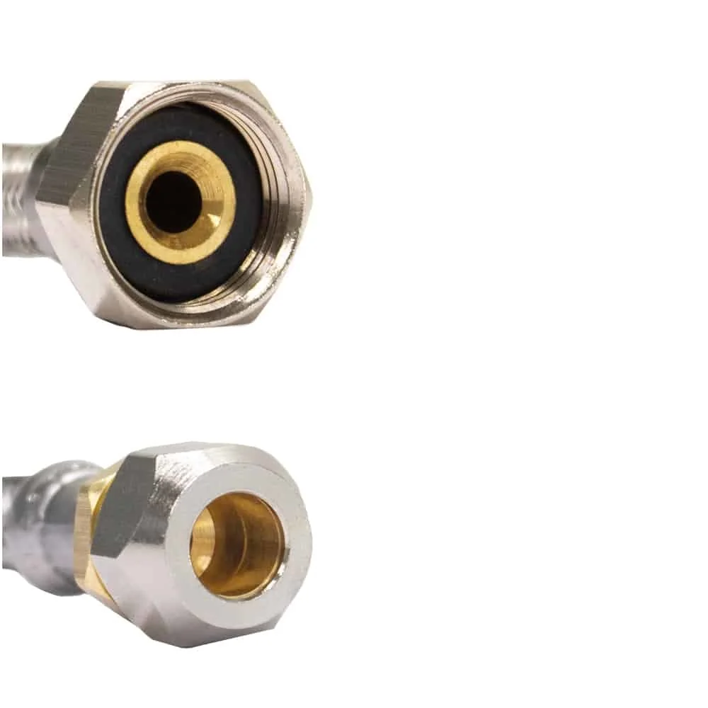 "Flexible Hydraulique Inox DN8 1000mm, Raccord Flexible Sanitaire image"