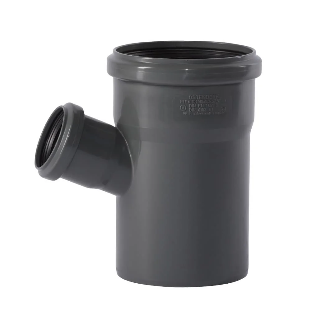 "Raccord PVC Évacuation DN 110/50 67° - Branchement HT image"