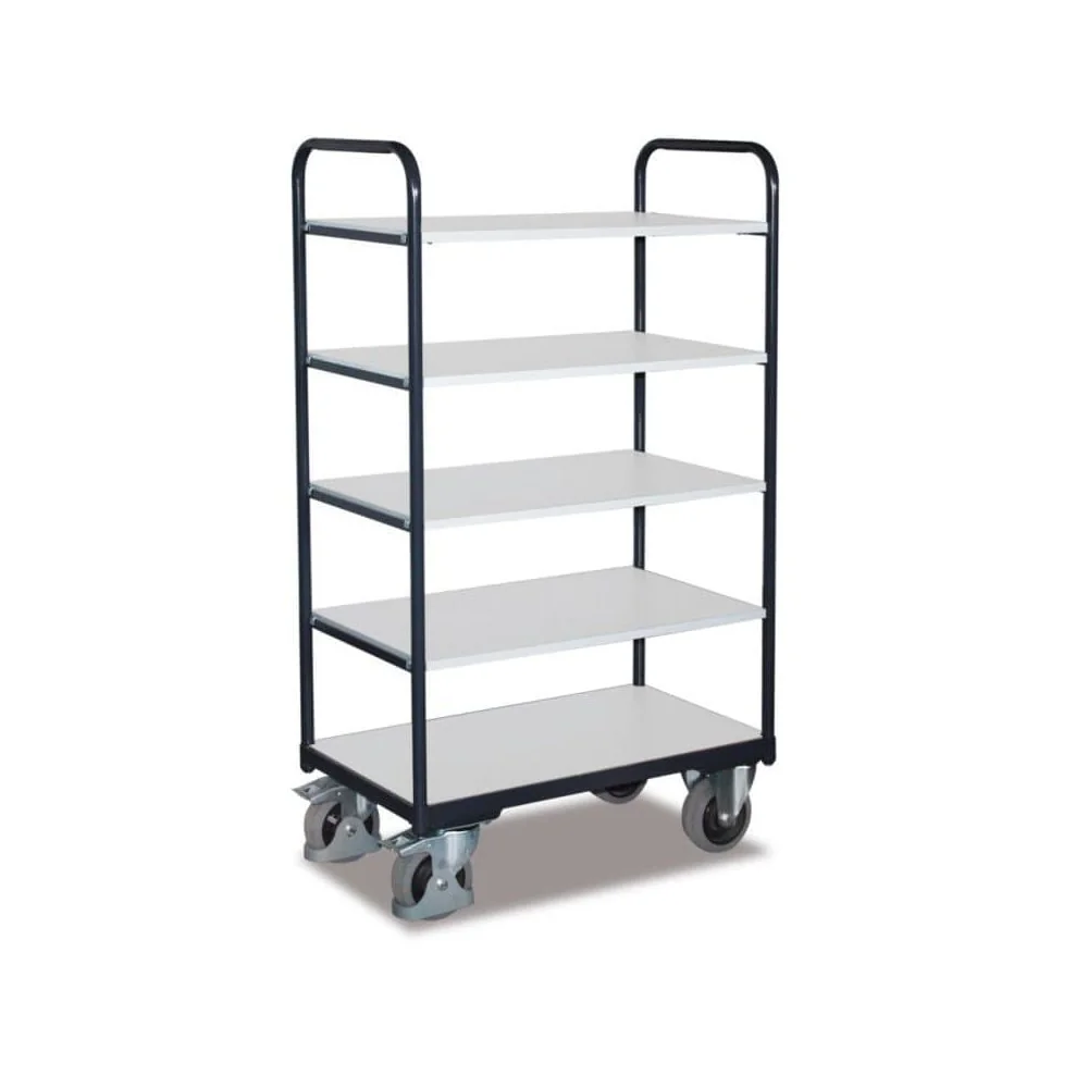 Chariot d'Atelier ESD Haut avec 5 Plateaux
