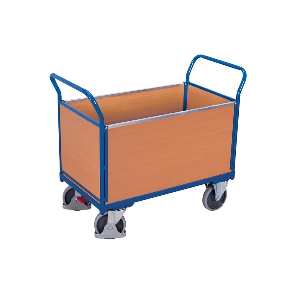 Chariot à 4 Parois 500 kg Type L avec EasySTOP