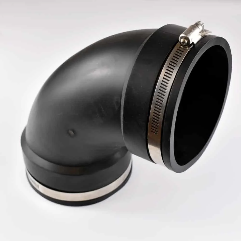 "Raccord Flexible 110mm, Coude, Manchon PVC Flexible Boni image"