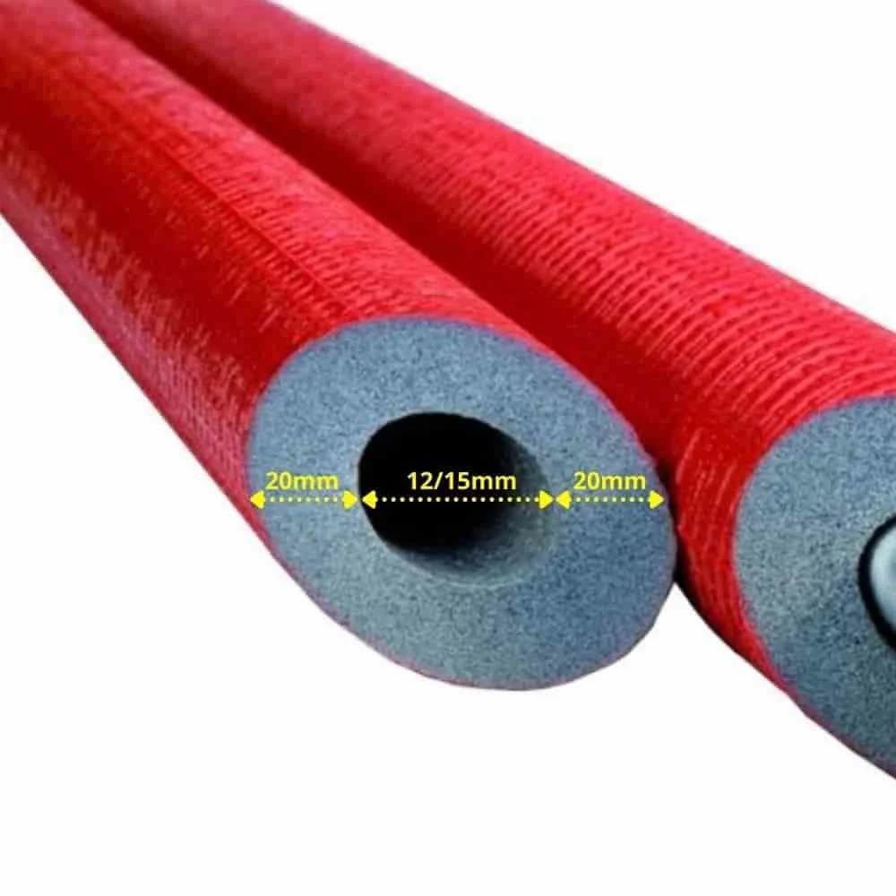 "Isolation Thermique Tuyau de Chauffage 15mm, Gaine Isolante Flexible 2m image"