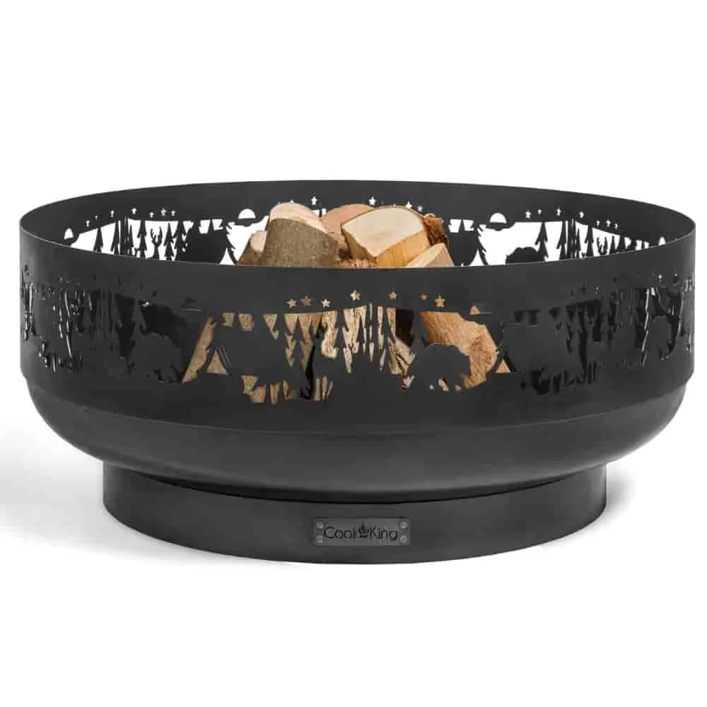 "Brasero de Jardin Design Forest, 80cm en Acier Naturel image"