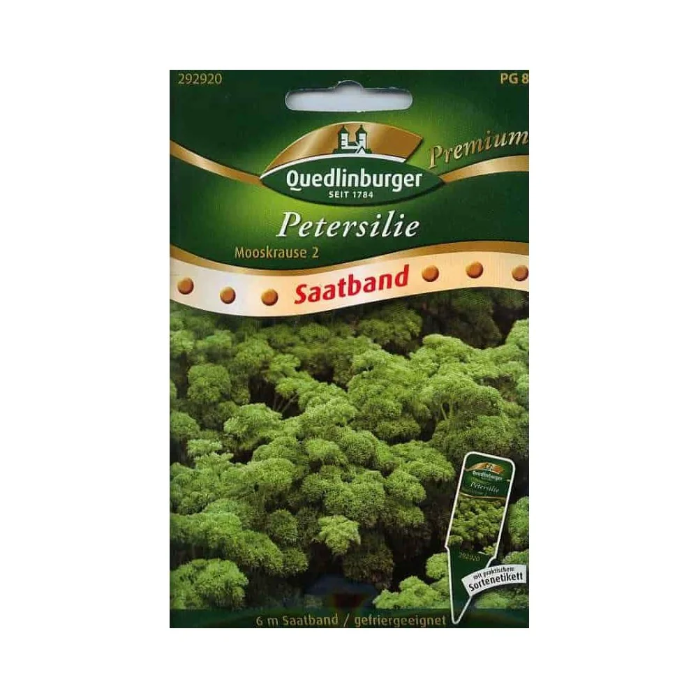Ruban de Graines de Persil Mooskrause : Semis Facile