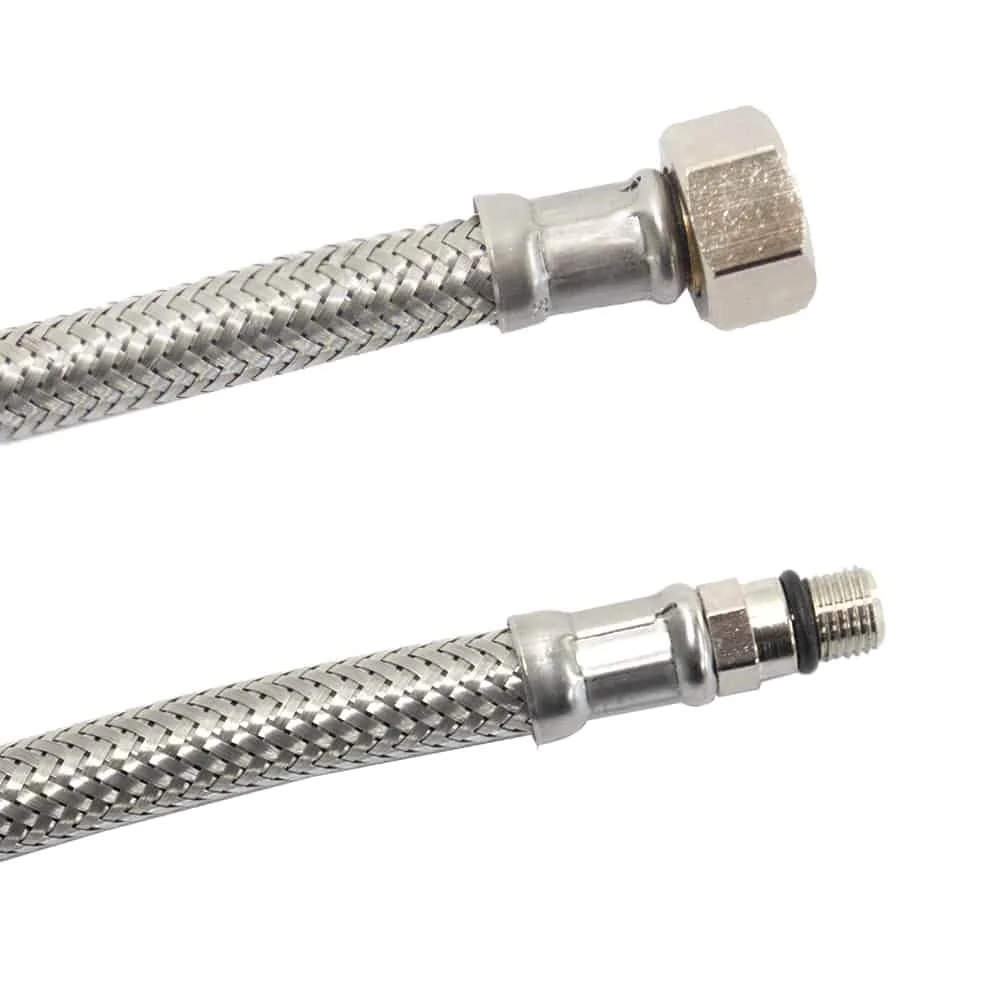 "Flexible de raccordement eau inox DN8, 800mm image"