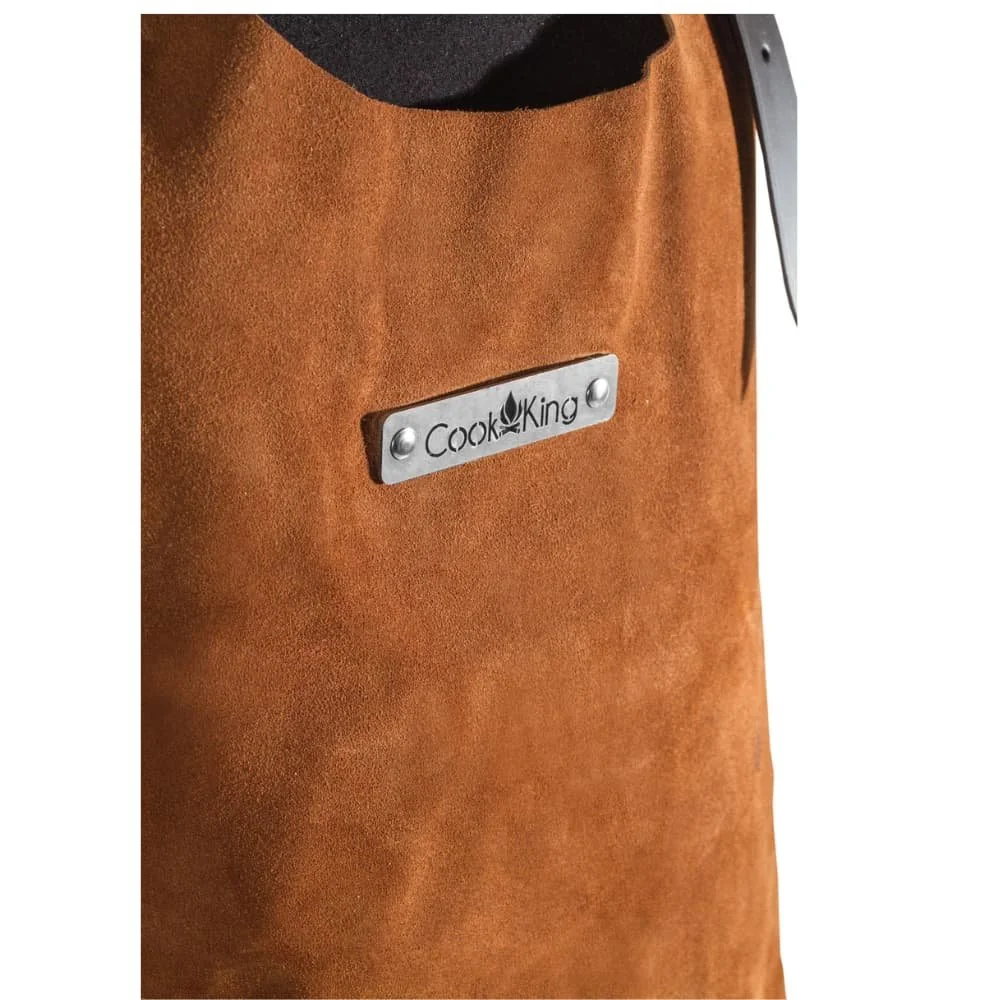"Tablier en Cuir Premium pour Grill et Cuisine image"