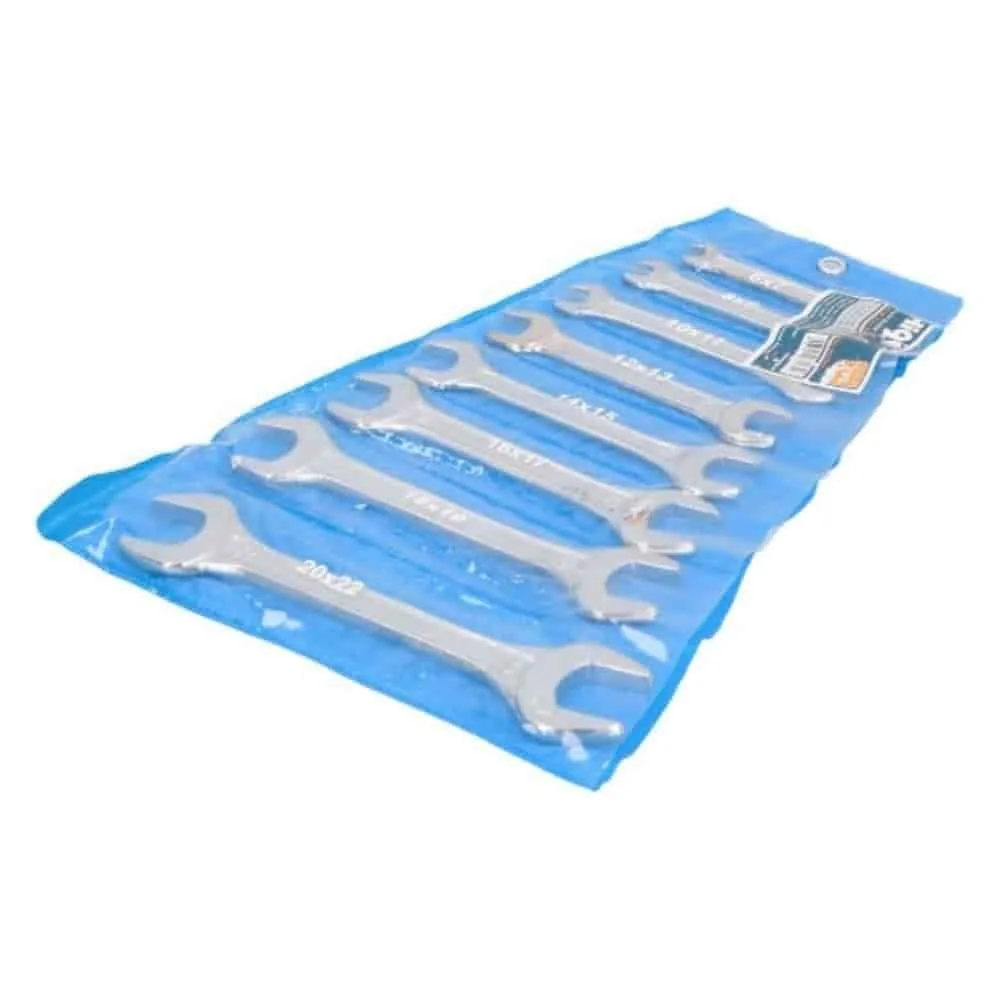 "Coffret de clés plates 6-22 mm – Jeu de 8 clés métriques image"