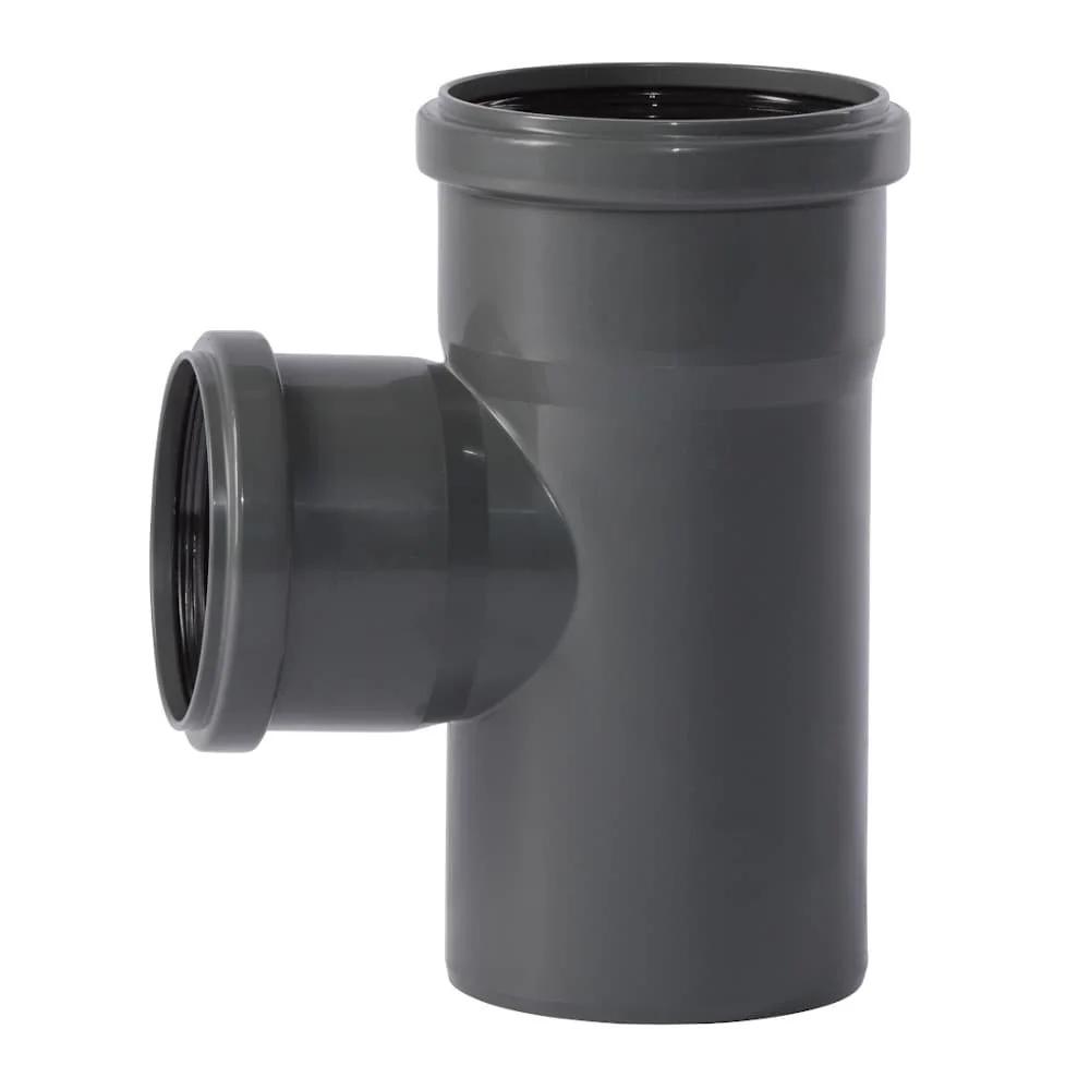 "Raccord HT 90/75 87 Degrés, Branchement PVC Évacuation Eaux Usées image"