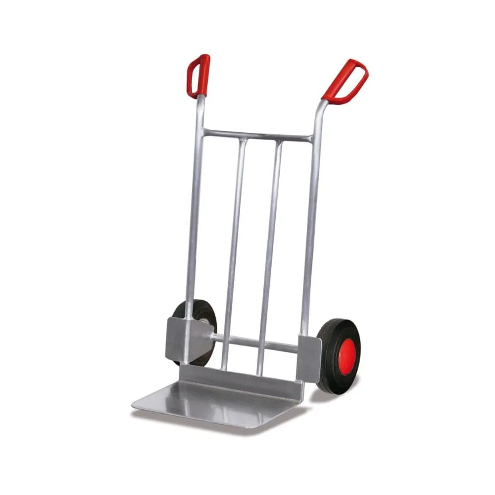 "Diable en Aluminium 200 kg avec Grande Pelle et Roues en Caoutchouc Plein image"