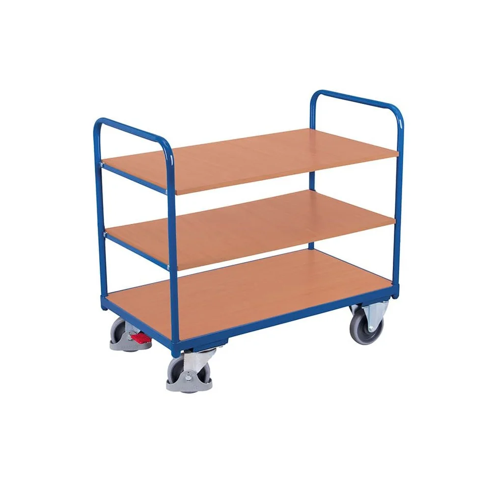 "Chariot à Étages 3 Plateaux, 250 kg - Idéal Atelier et Transport image"