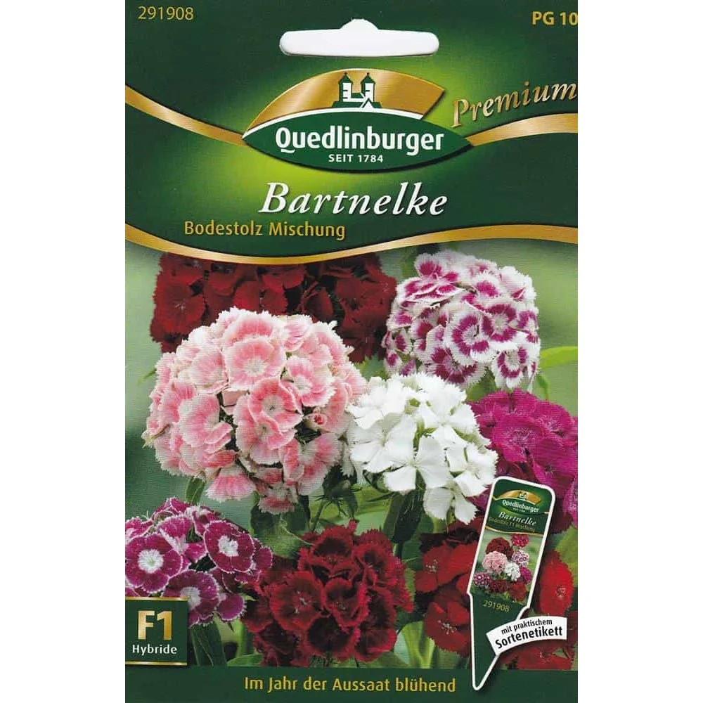 "Graines d'œillets de poète Bodestolz F1 - Mélange de Couleurs pour Votre Jardin image"