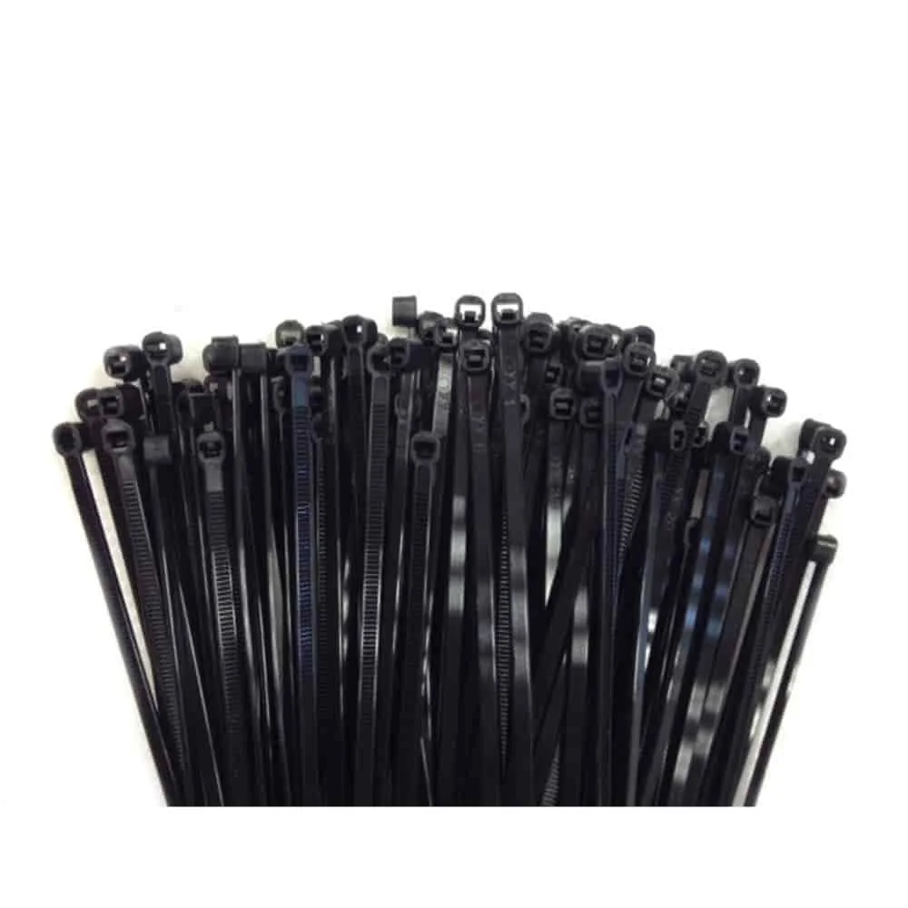 "Colliers de Serrage Noirs 710x9mm - Lot de 100, Résistants UV image"