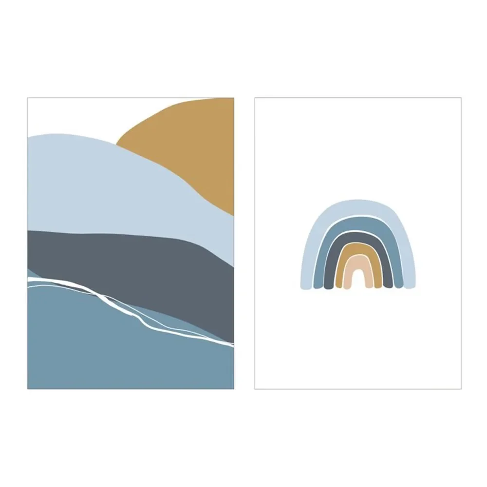 "Little Dutch Poster - Horizon, A3, bleu image"