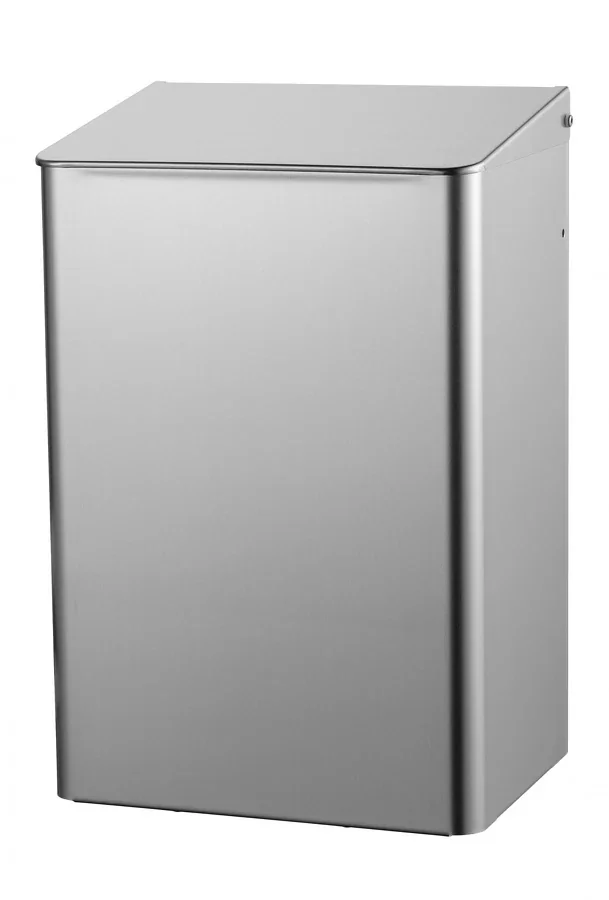 Poubelle - 15 litres, aluminium, acier inoxydable