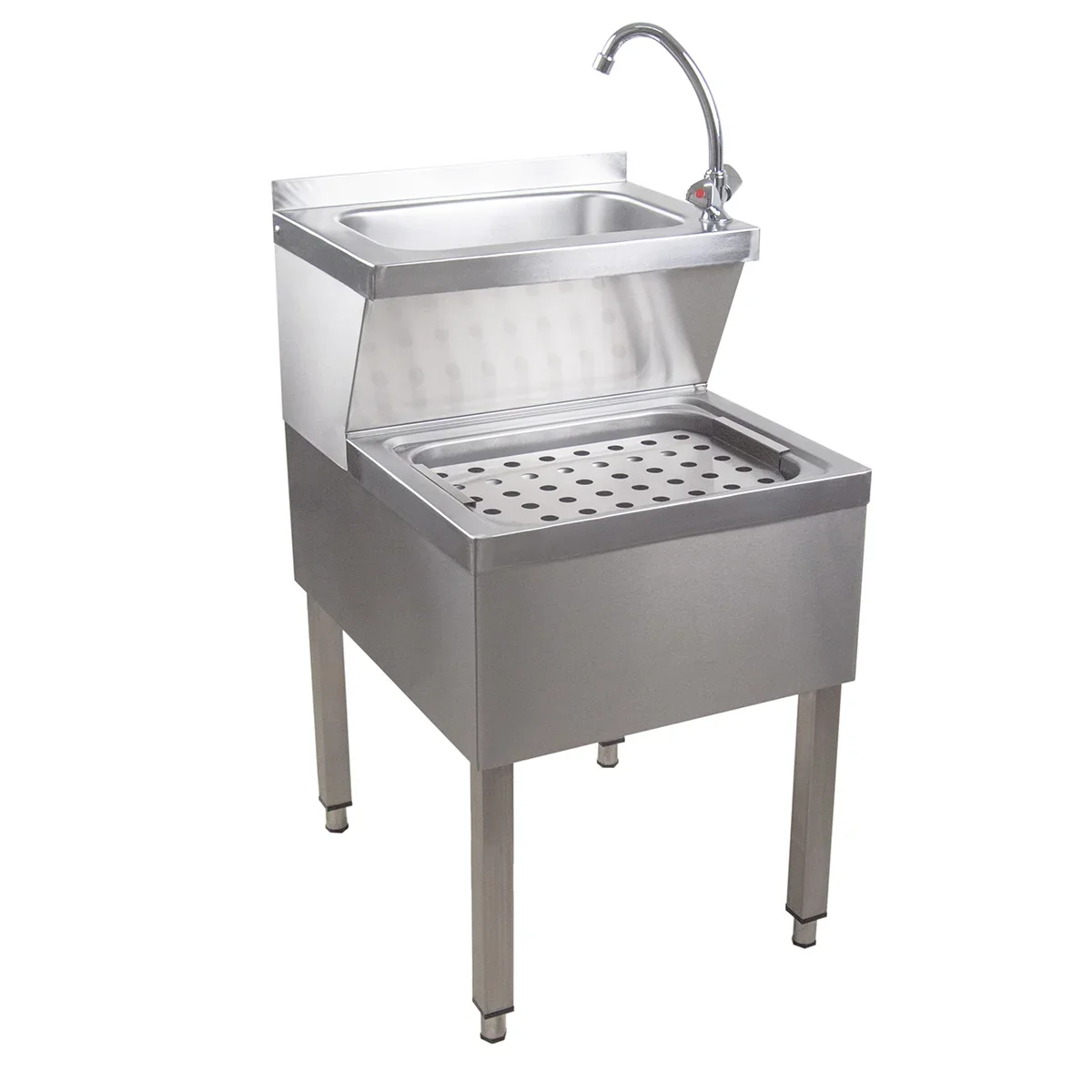"Evier, lave main, lave main inox, lave main professionnel - combi image"