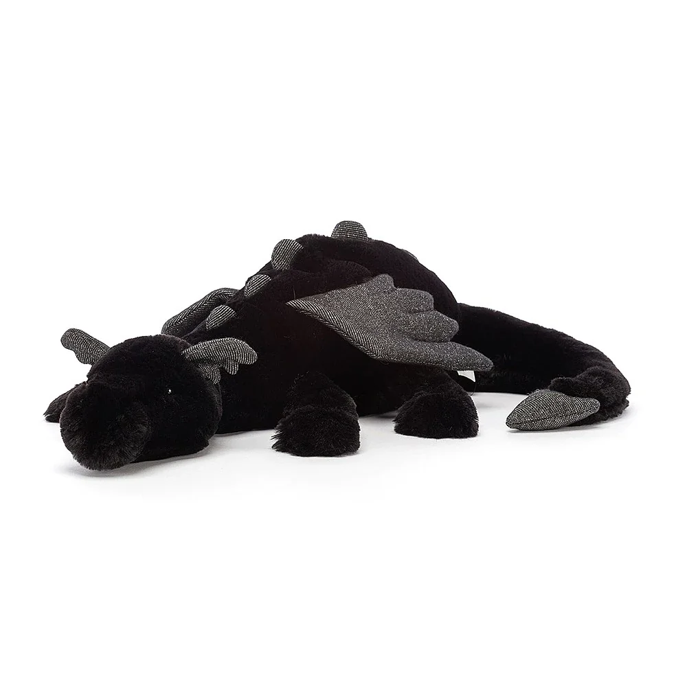 "Jellycat Peluche - Onyx Dragon, Taille: Moyen - H12 X L50 CM image"