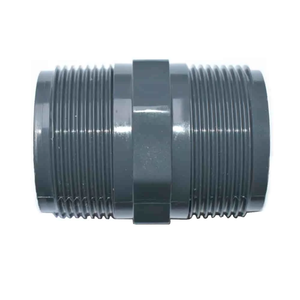 "Double Mamelon PVC-U AG x AG 2 Pouces, Raccord PVC Fileté image"