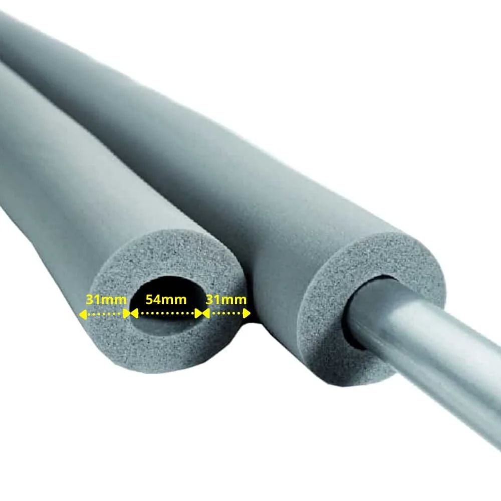"AEROFLEX® SH isolation de tuyaux 2 m, mousse caoutchouc flexible, noir, 54 x 30 mm image"