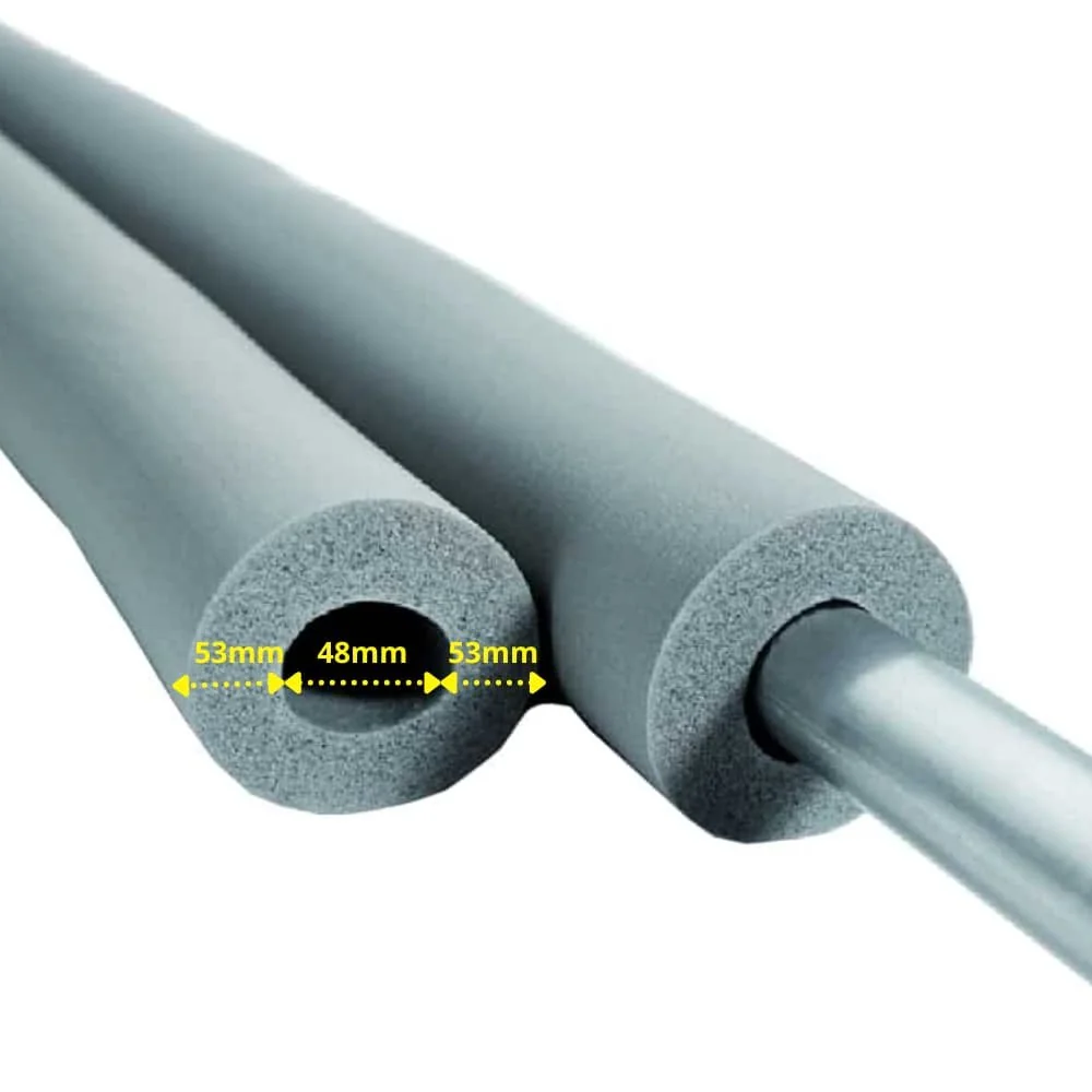 "AEROFLEX® SH isolation pour tuyaux en caoutchouc mousse à cellules fermées, noir, 2 m, 48 x 40 mm image"