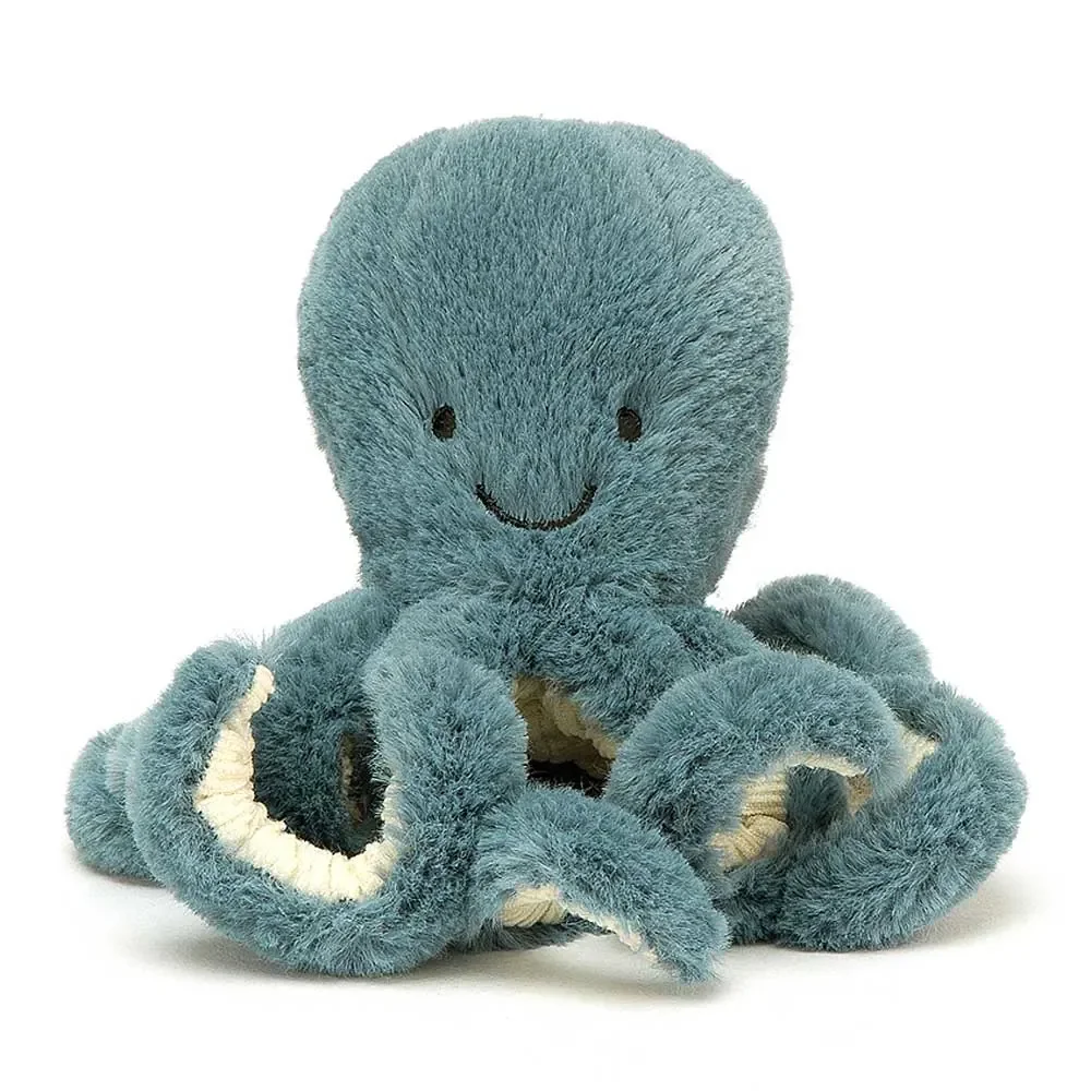 "Jellycat Doudou pieuvre Storm moyen bleu image"