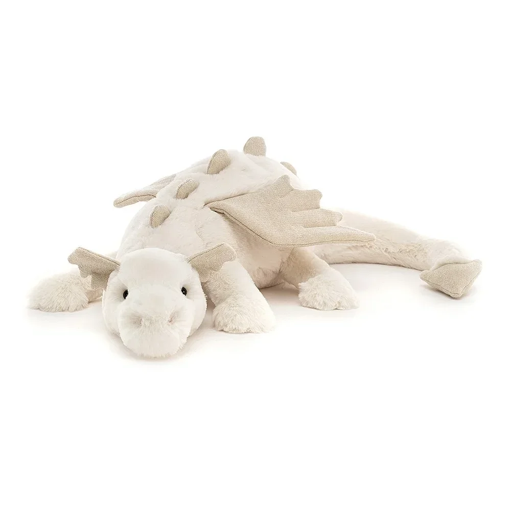 "Jellycat Peluche - Snow Dragon, Taille: Moyen - H12 X L50 CM image"