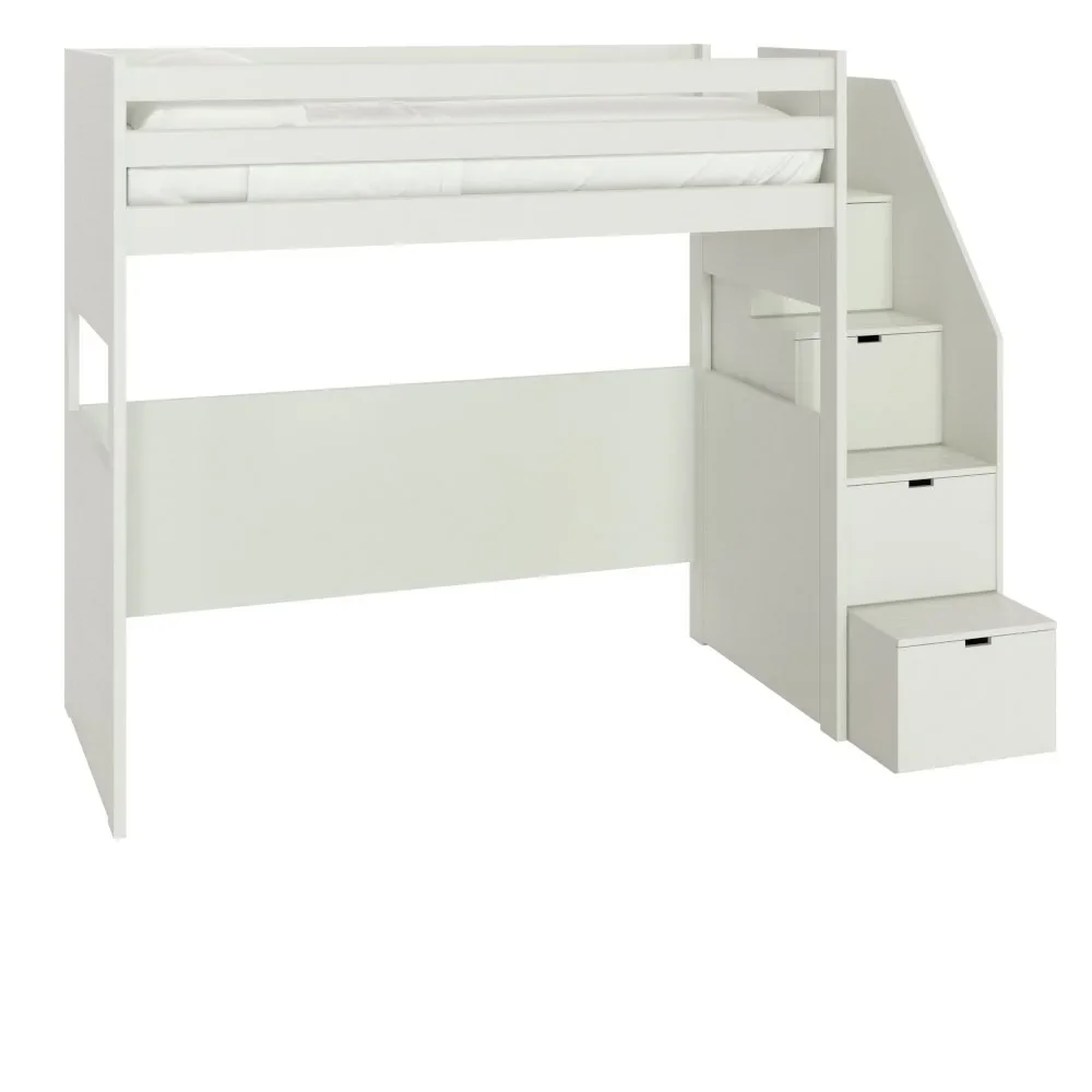 Muba Bespoke Lit loft XL avec escalier