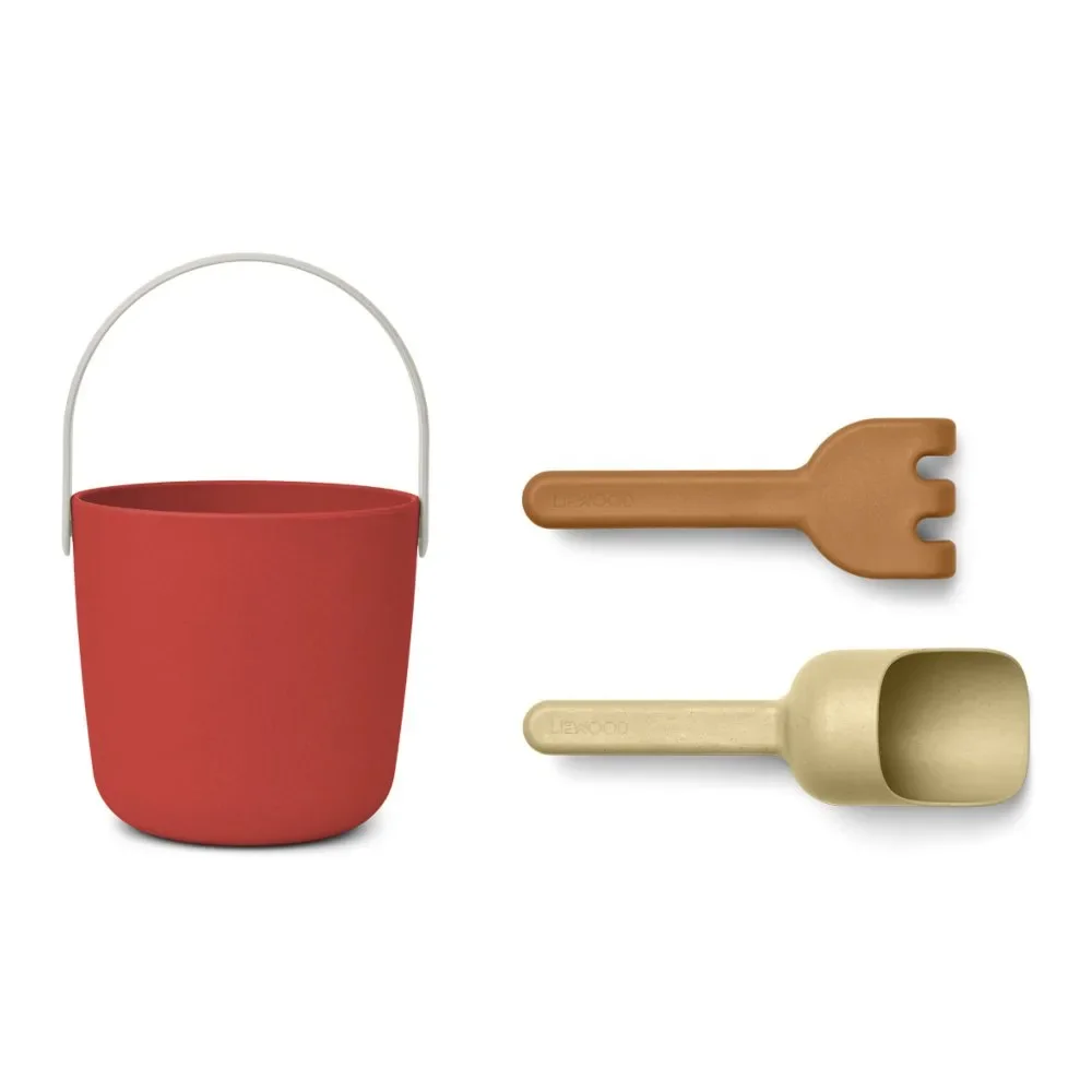 "Liewood "Donny" Set bac à sable rouge pomme image"