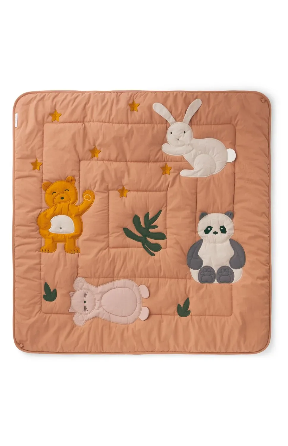 "Liewood tapis enfant, tapis bebe d'activités en coton biologique - Glenn, Couleur: Rose classique de la Toscane image"