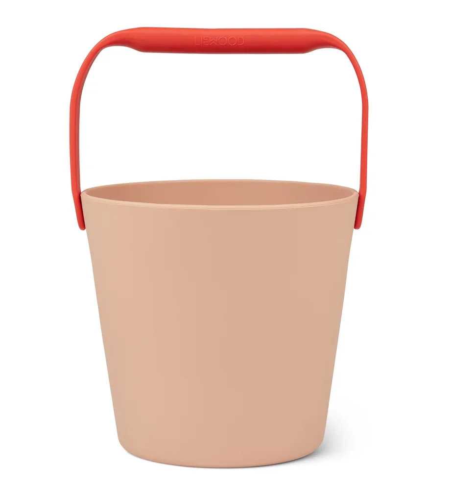 "Liewood Seau en silicone (pour les enfants) - Moira, Couleur: Toscane Rose / Apple Red image"