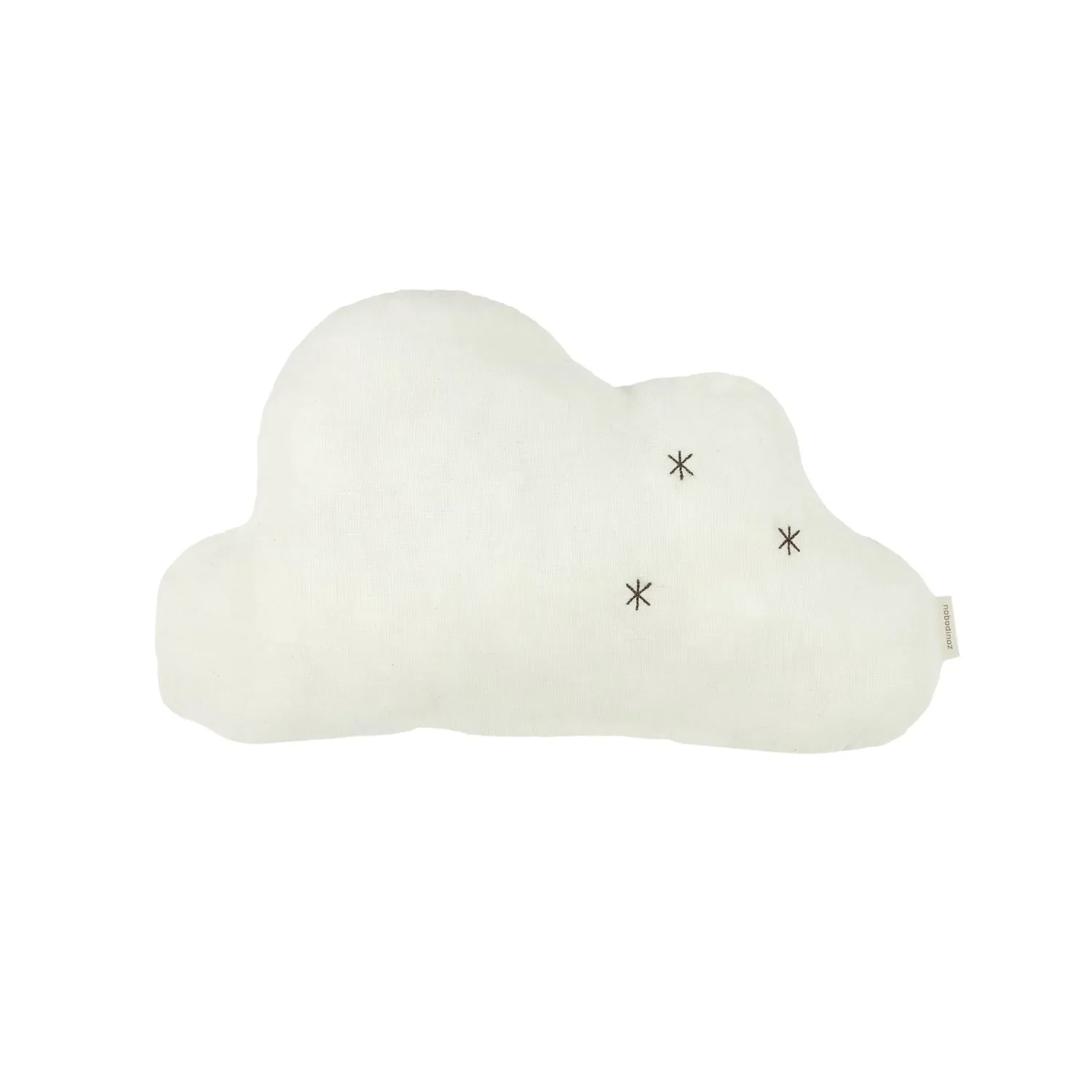 "Nobodinoz WABI SABI Coussin nuage pour bébé, 37 x 25 cm, Couleur: NATURAL image"