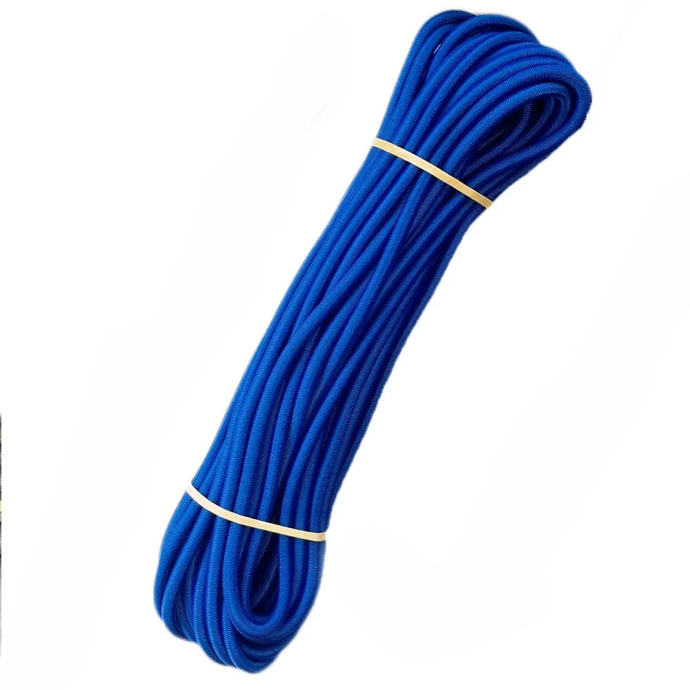 "Corde élastique 8mm bleue 20m, Sandow polyvalent image"