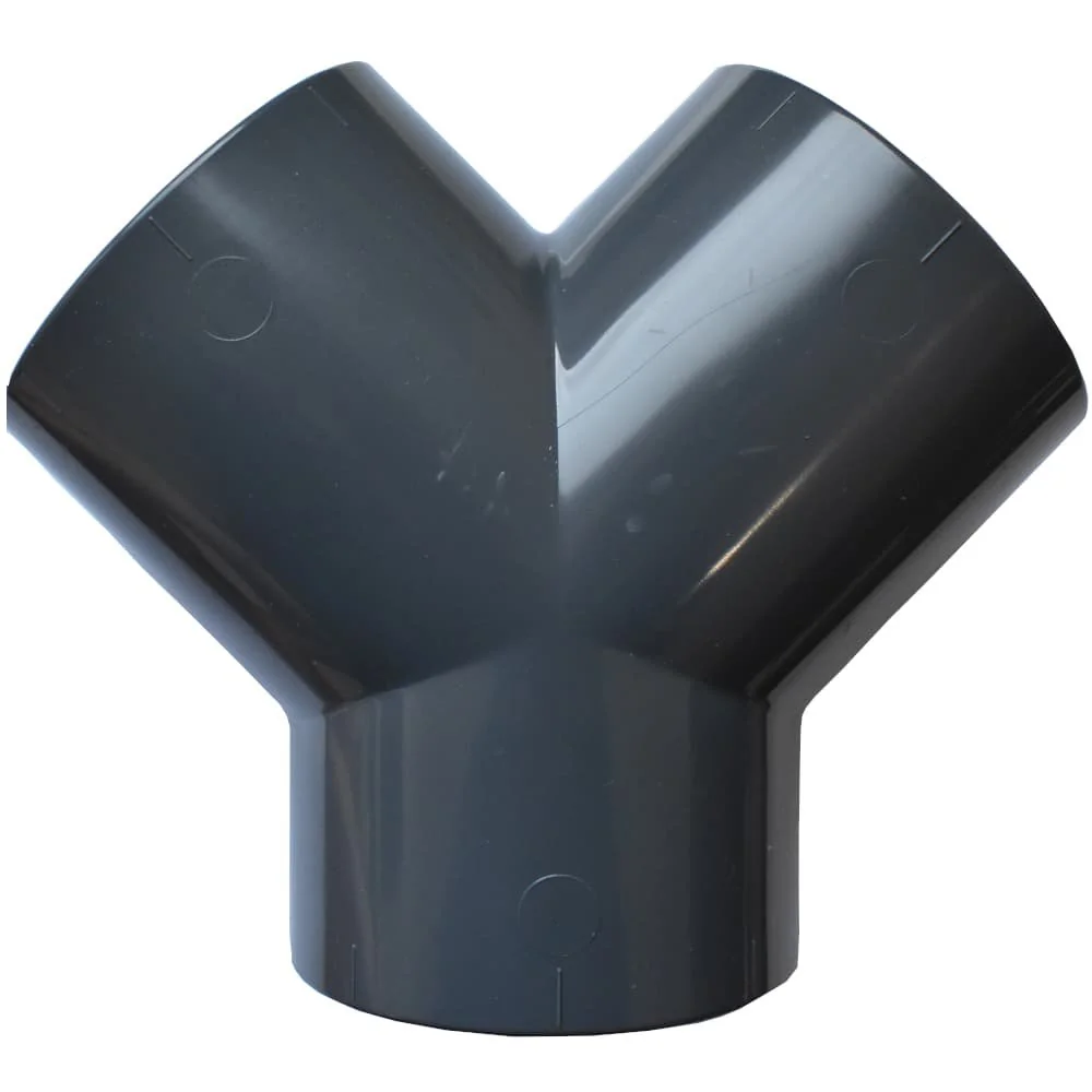 "Raccord PVC Y 50mm PN16 pour Systèmes de Tuyauterie image"