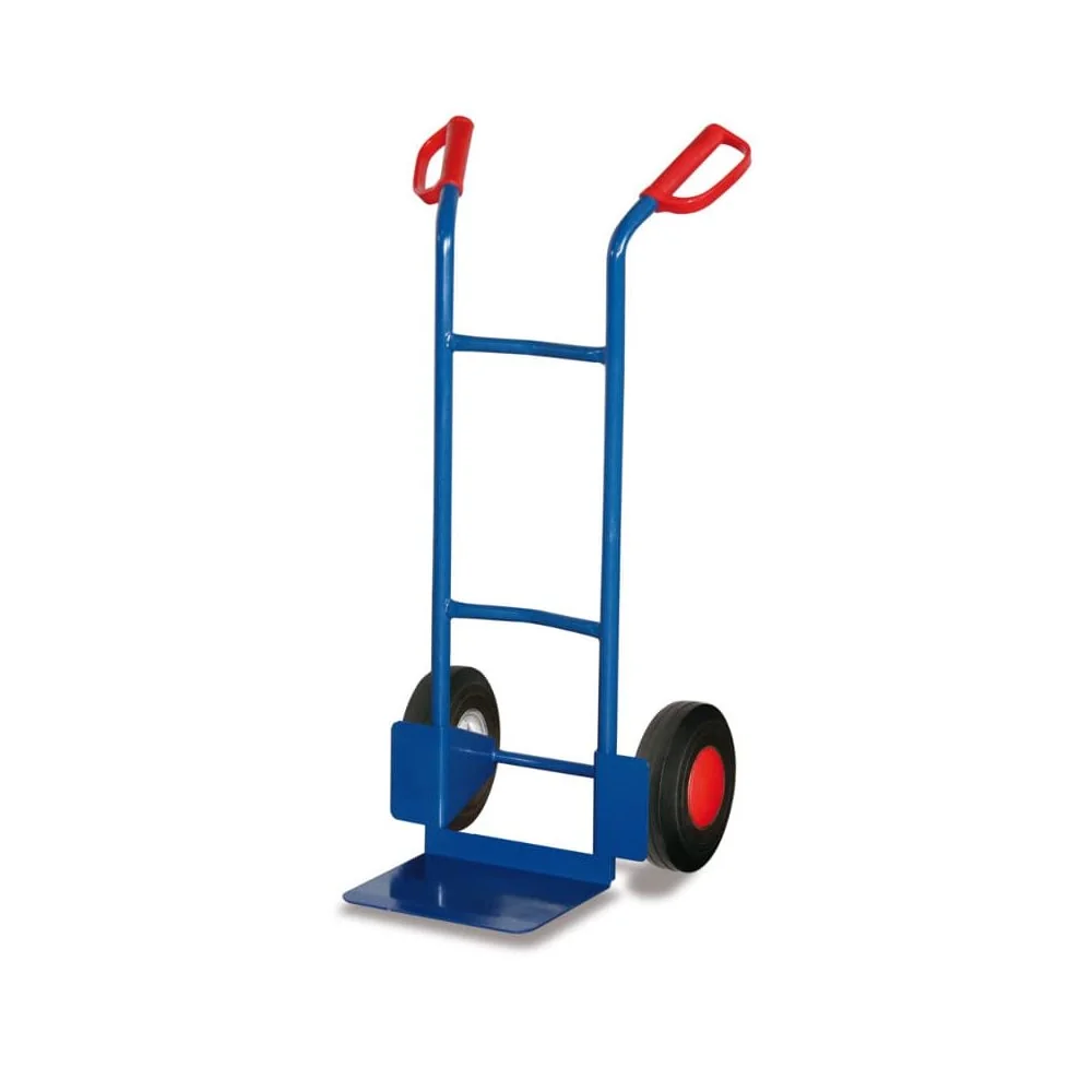 "Diable de Manutention Professionnel 200 kg, Acier, Roues Pleines image"