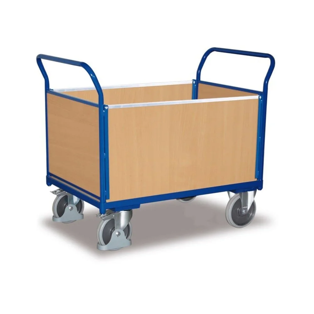 "Chariot à quatre parois 500 kg Type M + EasySTOP image"
