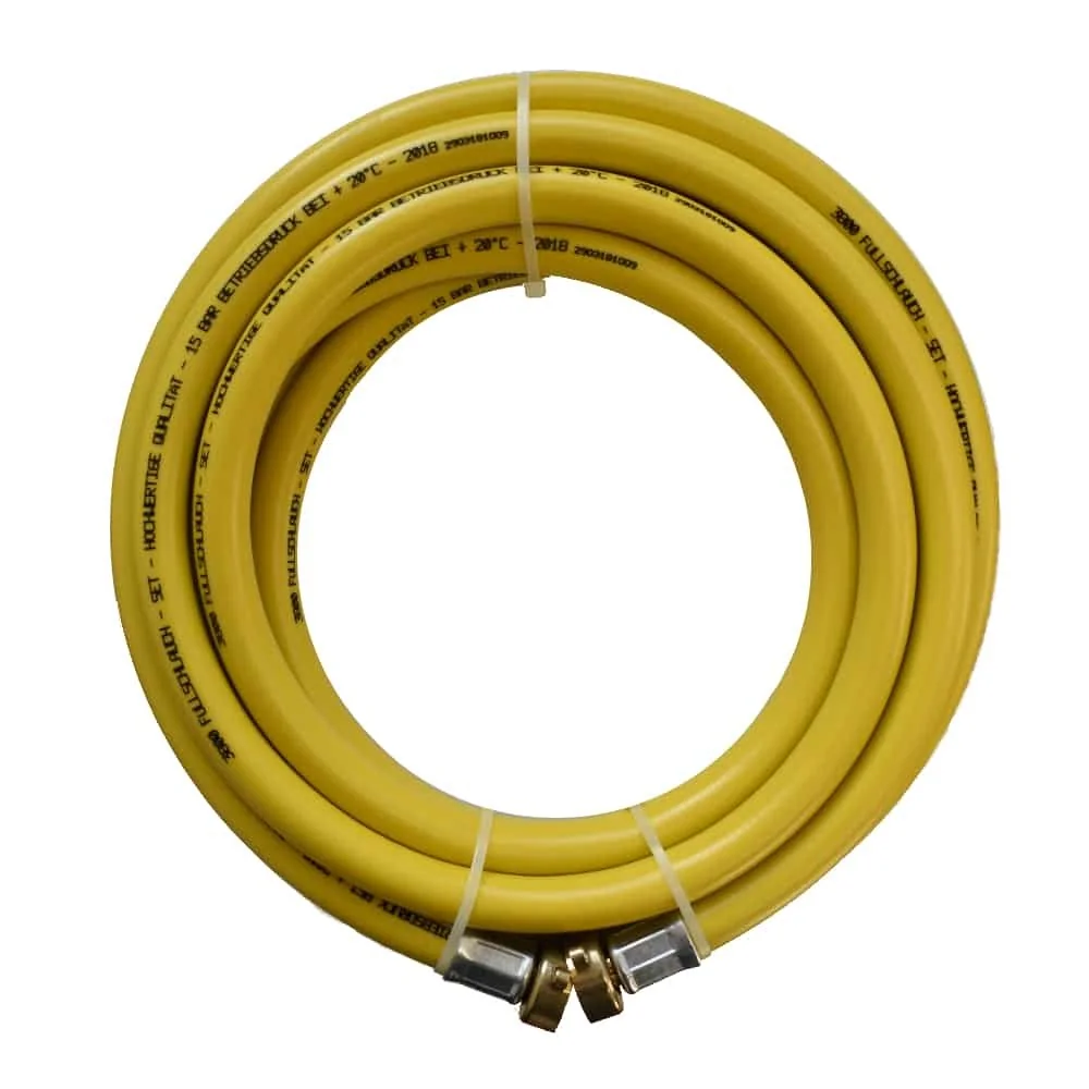"Tuyau de remplissage chauffage, Tuyau de remplissage 2,5m, Raccord 3/4 femelle, Tuyau remplissage 1/2 pouce, 15 bar image"