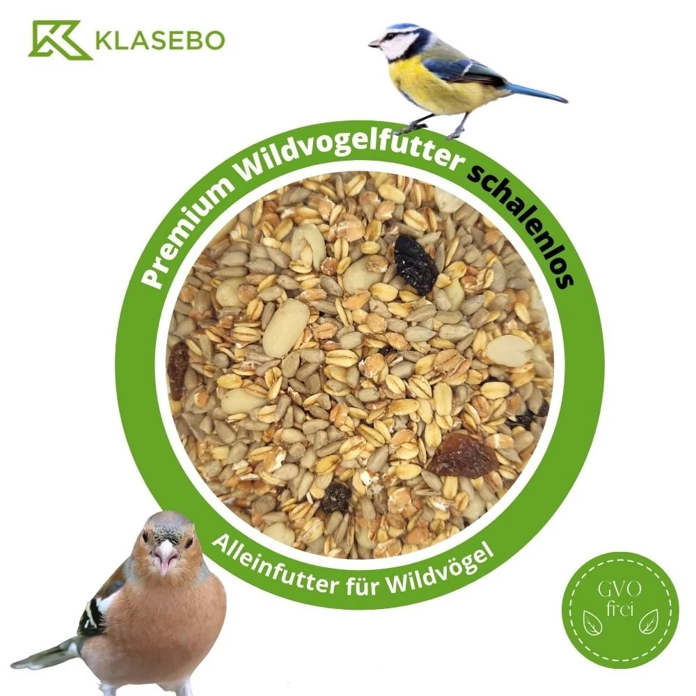 "Graines pour oiseaux sauvages 20 kg, mélange sans coque premium image"