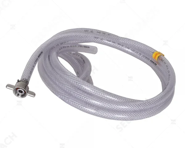 Tuyau à boissons pour appareils à boissons chaudes - 10mm complètement fini, environ 1,5 m