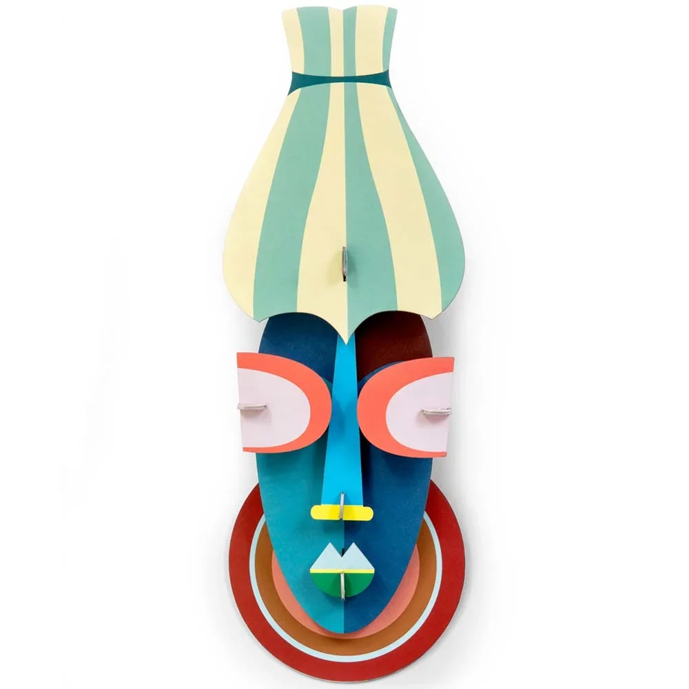 "studio ROOF 3D Decoration Masque Manhattan Carton image"
