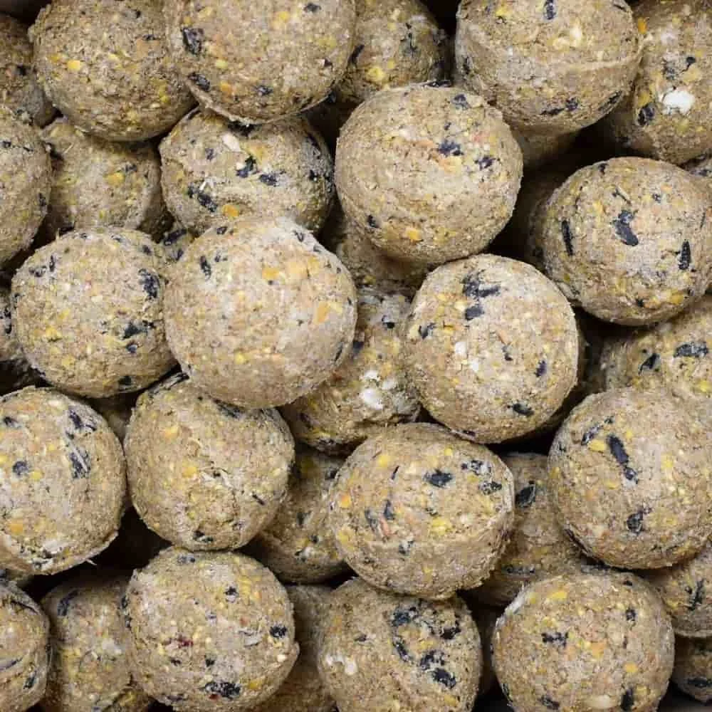 "Boules de graisse insectes pour oiseaux 100 × 90 g (9 kg) sans filet, nourriture hiver image"