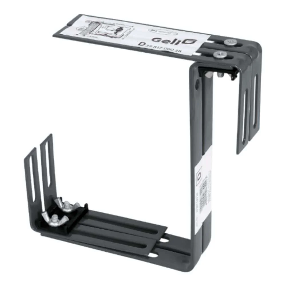 Support Jardinière Balcon Anthracite Réglable