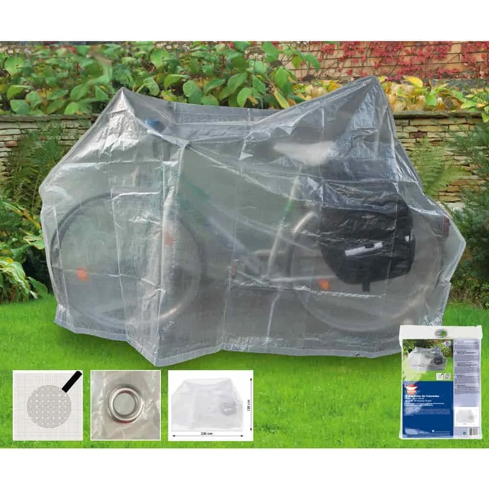 "Housse de Protection Vélo Transparente 230x120cm image"
