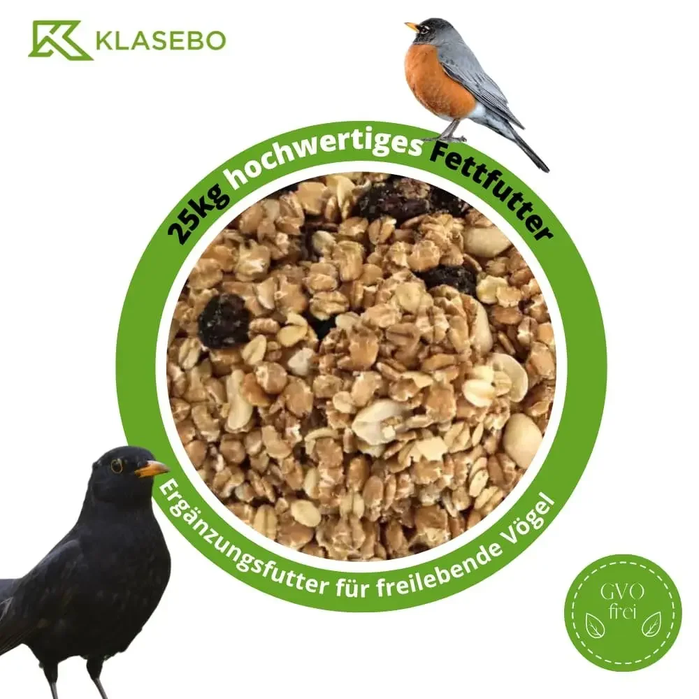 "Graines pour oiseaux 25 kg, nourriture pour oiseaux sauvages, riches en graisse image"