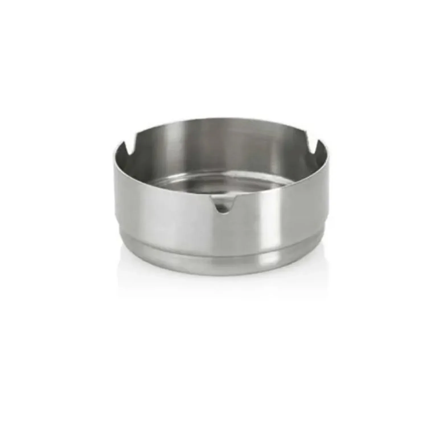 Cendrier - acier au chrome-nickel, Diamètre: 8 cm