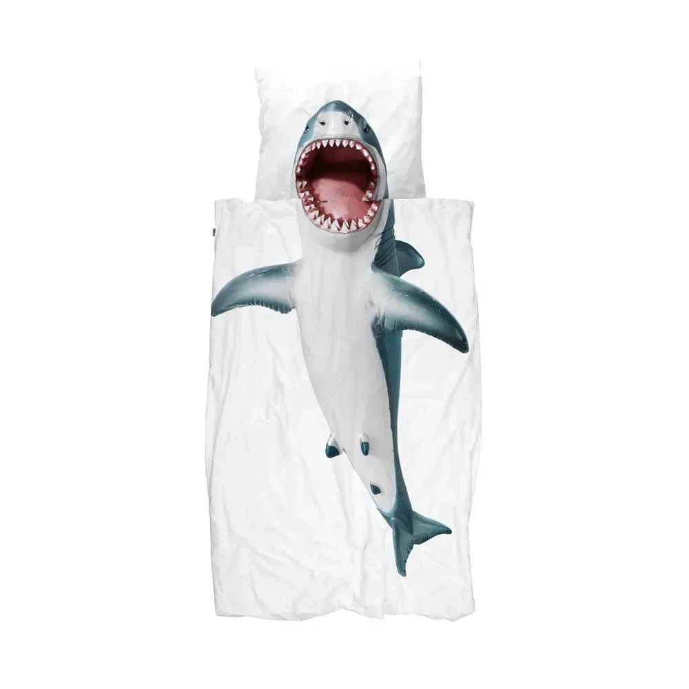 "Snurk Parure de lit Requin 135 x 200 image"